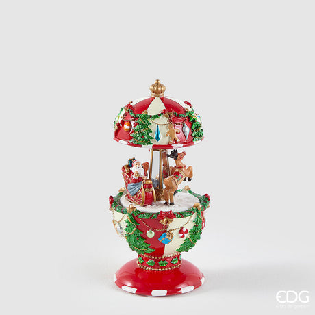 EDG - Carillon Babbo Slitta H.17 D.8.5 Carillon C6 — Green Red