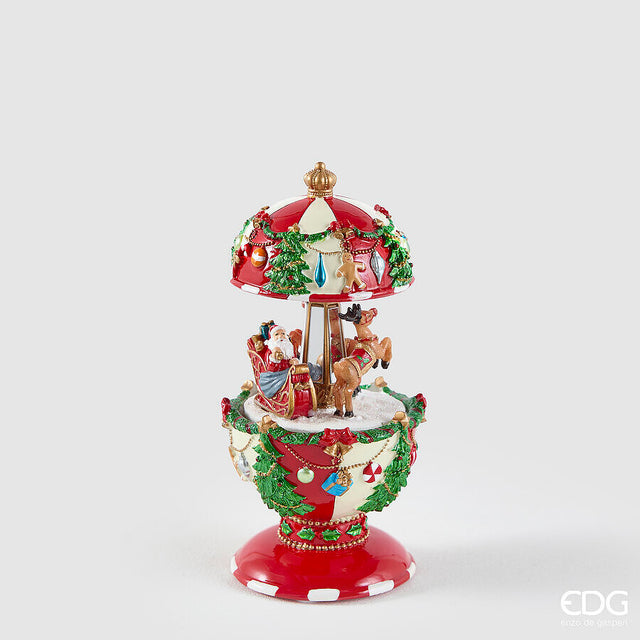 EDG - Carillon Babbo Slitta H.17 D.8.5 Carillon C6 — Green Red