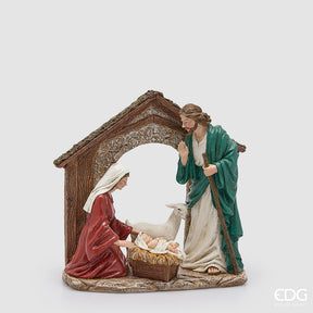 EDG - Decoro Natività H.30 L.31 L.13 C6 — Green Red