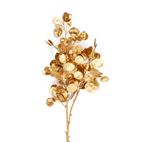 DO-HOME - Foglia Dorata In Plastica D.24Xh. 89 Cm
