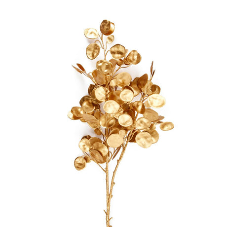 DO-HOME - Foglia Dorata In Plastica D.24Xh. 89 Cm