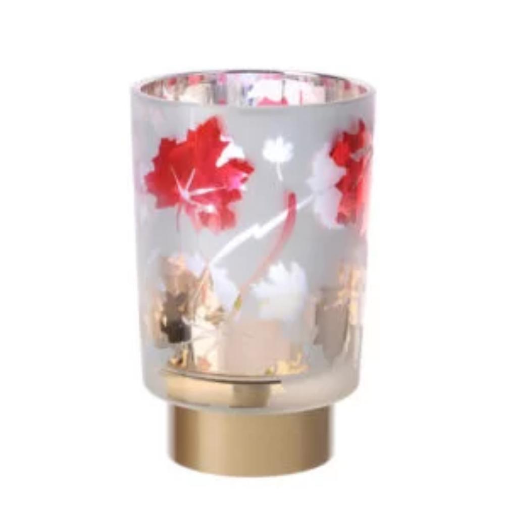 HERVIT - Foliage Glass Lamp 11X20 Cm