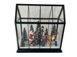 DO-HOME - Vetrina Paesaggio Natalzio Con Luci In Plastica A Batteria 3Xaa 33X15Xh.33 Cm In Confezione Regalo