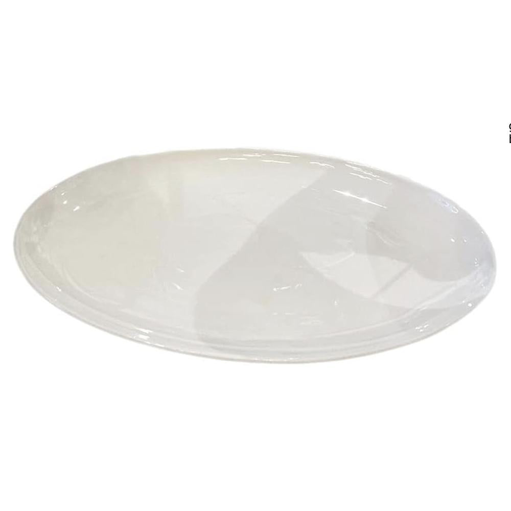 HERVIT - Oval Bone China Porcelain Plate 36,5X27Cm