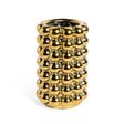 DO-HOME - Vaso Bubble Portafiori Dorato In Ceramica D.13.5Xh.21 Cm
