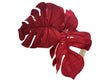 DO-HOME - Pick Foglie Bordeaux In Poliestere 30X30Xh.60 Cm