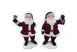 DO-HOME - Babbo Natale In Resina Floccato 14X10Xh.23 Cm [Campana]