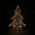 DO-HOME - Albero Filo Oro In Metallo E Plastica 30 Luci A Batteria 3Xaa 33X9Xh.40 Cm