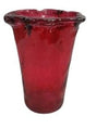 DO-HOME - Vaso Rosso In Vetro D.30Xh.40 Cm In Scatola Avana
