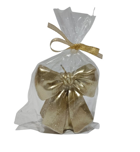 DO-HOME - Candela Fiocco Oro In Cera 9, 5X5Xh.9,5 Cm