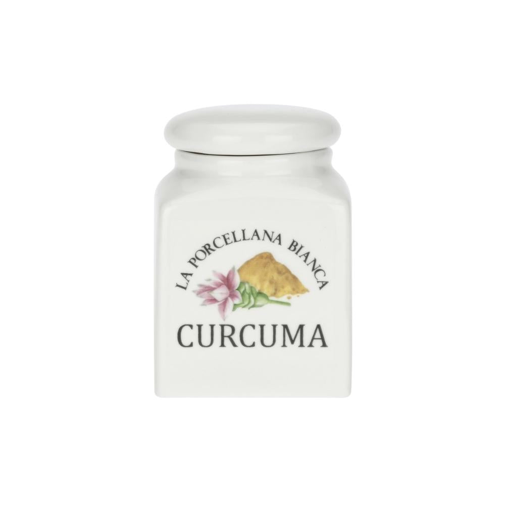 WHITE PORCELAIN - Preserve Turmeric Jar 0.175