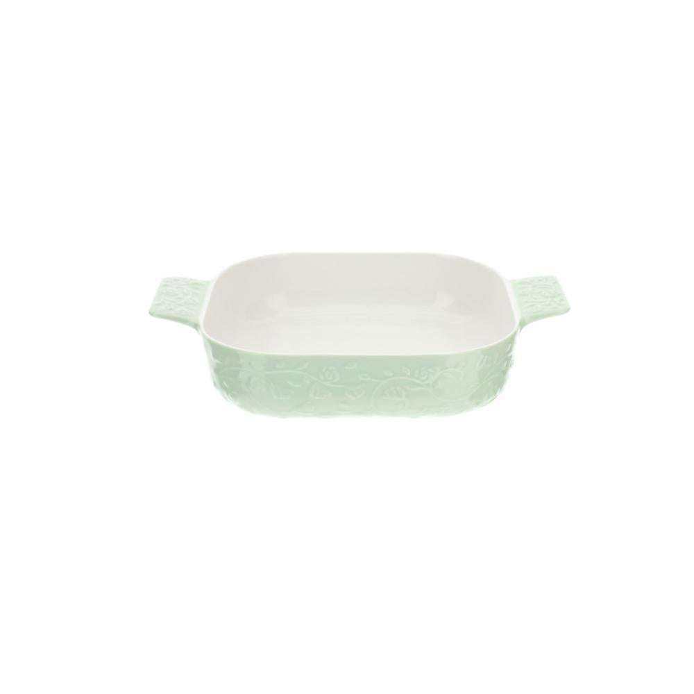 HERVIT - Green Porcelain Baking Dish 17X14X6 Cm