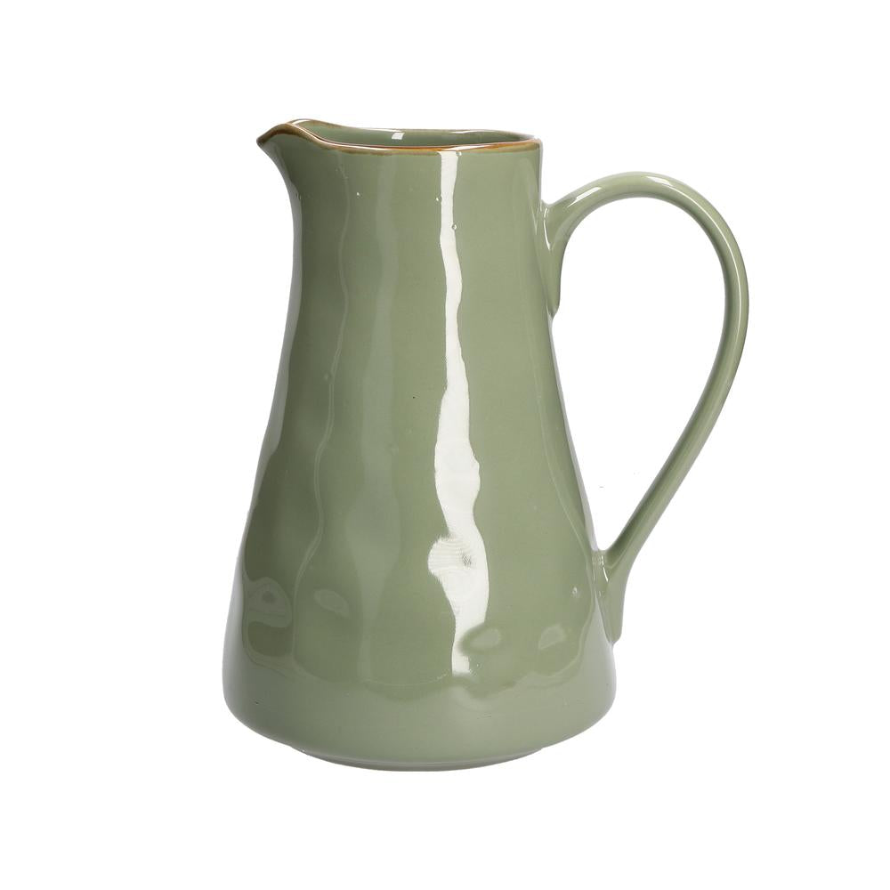 ROSES &amp; TULIPS - Concerto Olive Green Jug 1700Cc