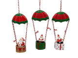 DO-HOME - Pendente Mongolfiera In Resina 6X3Xh.13 Cm [Verde]