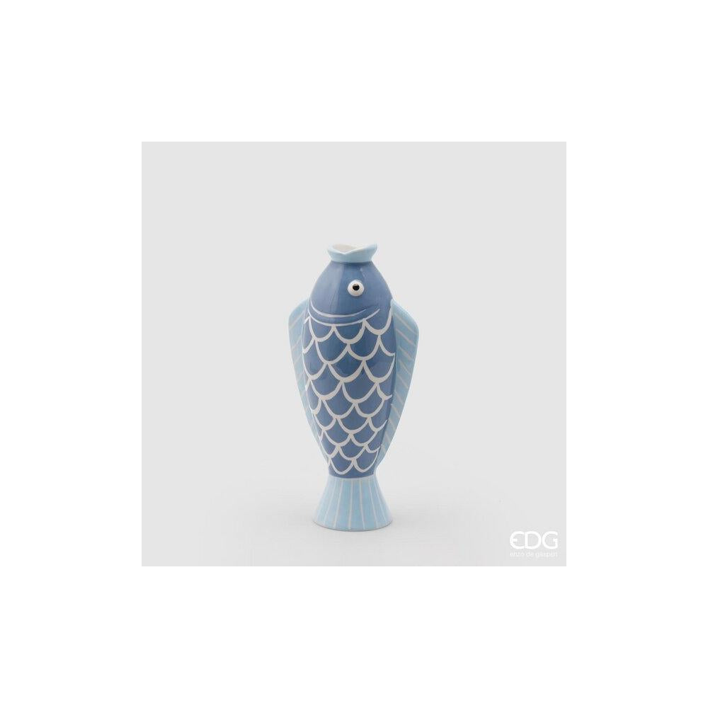 EDG - Fish Vase H26X13X8 Ceramic