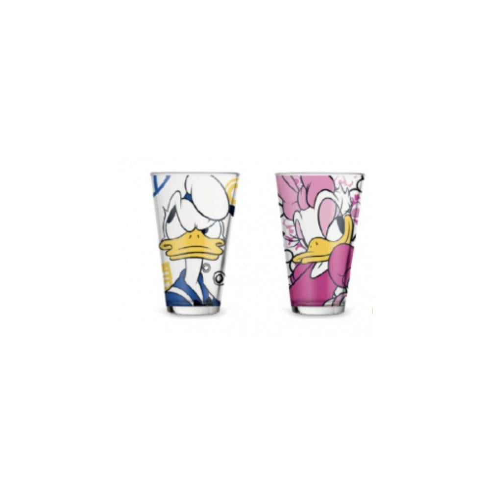 EGAN - Set of 2 Donald and Daisy F&amp;E glasses 310 ml