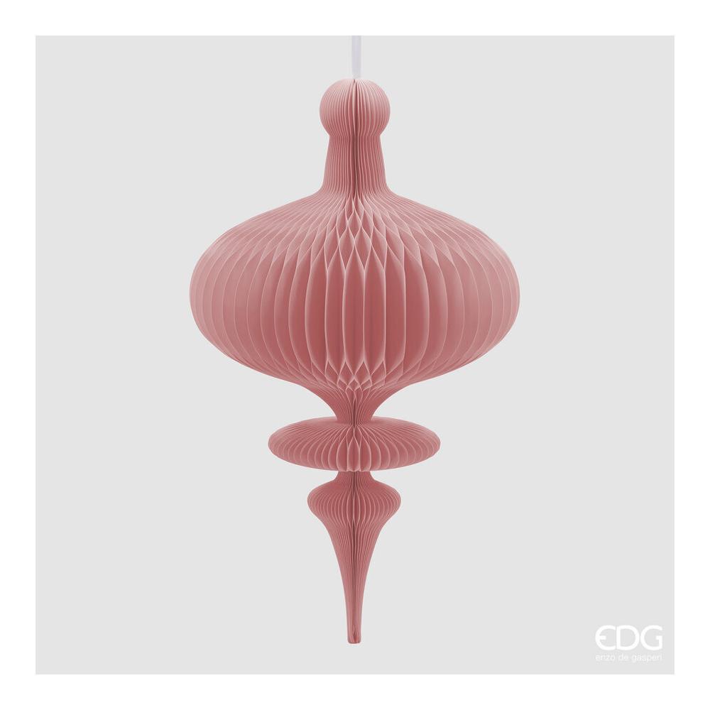 EDG - Origami Spinning Top Decoration H.100 D.58 Pink