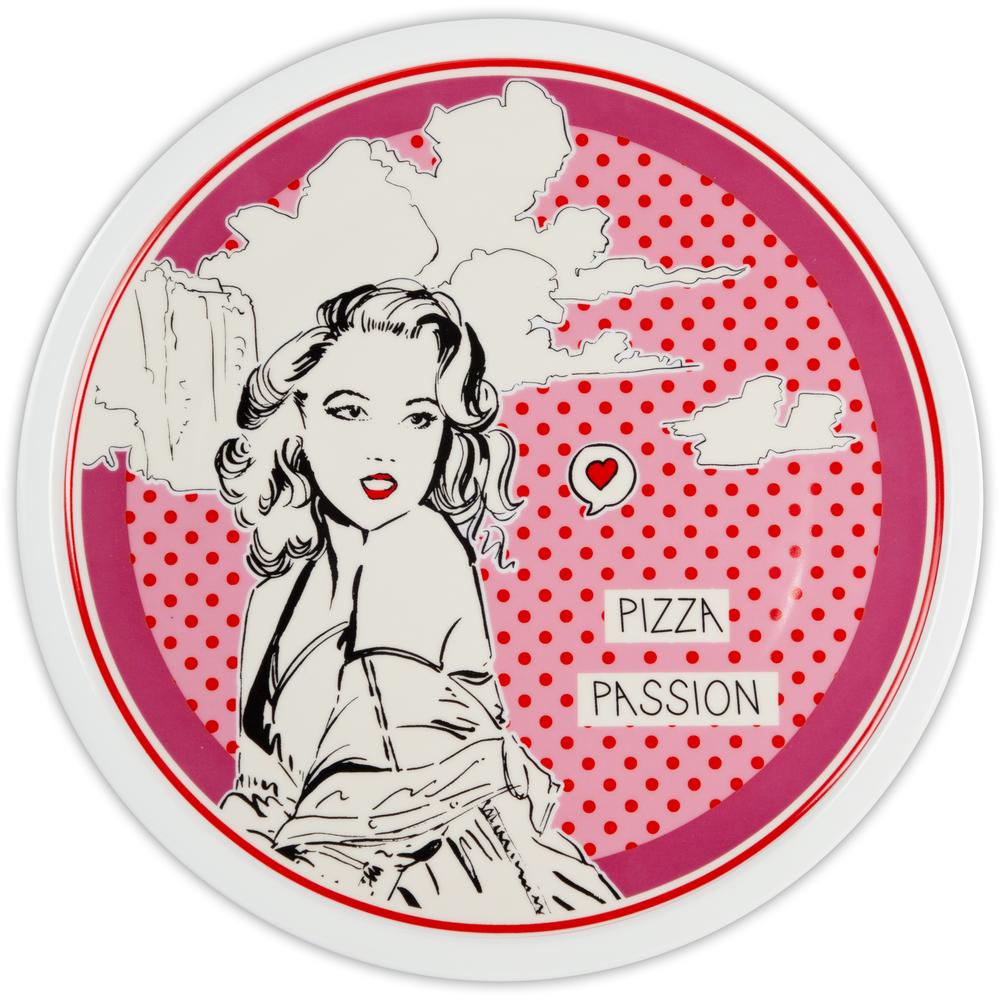 BACI MILANO - Gulp Piatto Pizza Fuxia 33,5 Cm