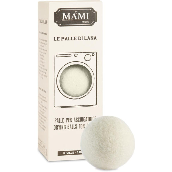 MAMI MILANO - Set 3 Palle Di Lana Per Asciugatrice
