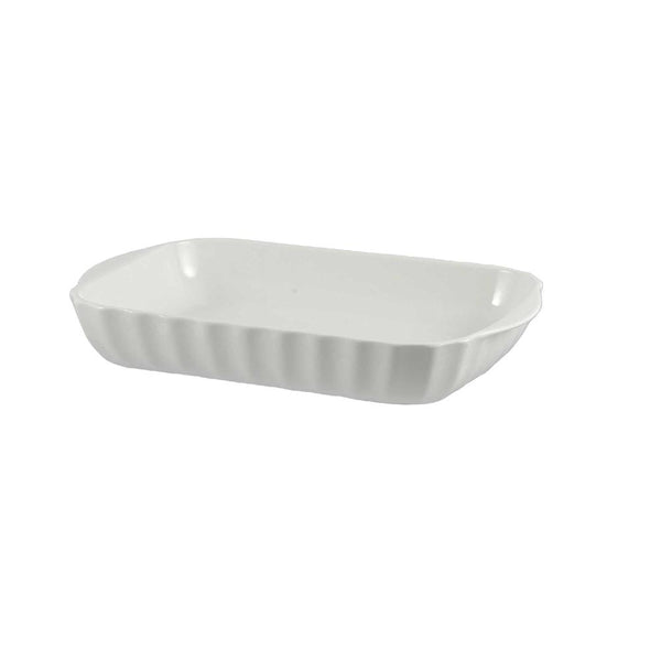 PORCELLANA BIANCA - Pieve Teglia Rettangolare 32X22 Cm