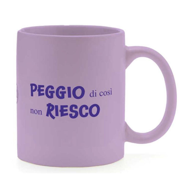 LE TAZZATE - Mug Ceramica Con Manico 32,5Cl - Stampa Peggio