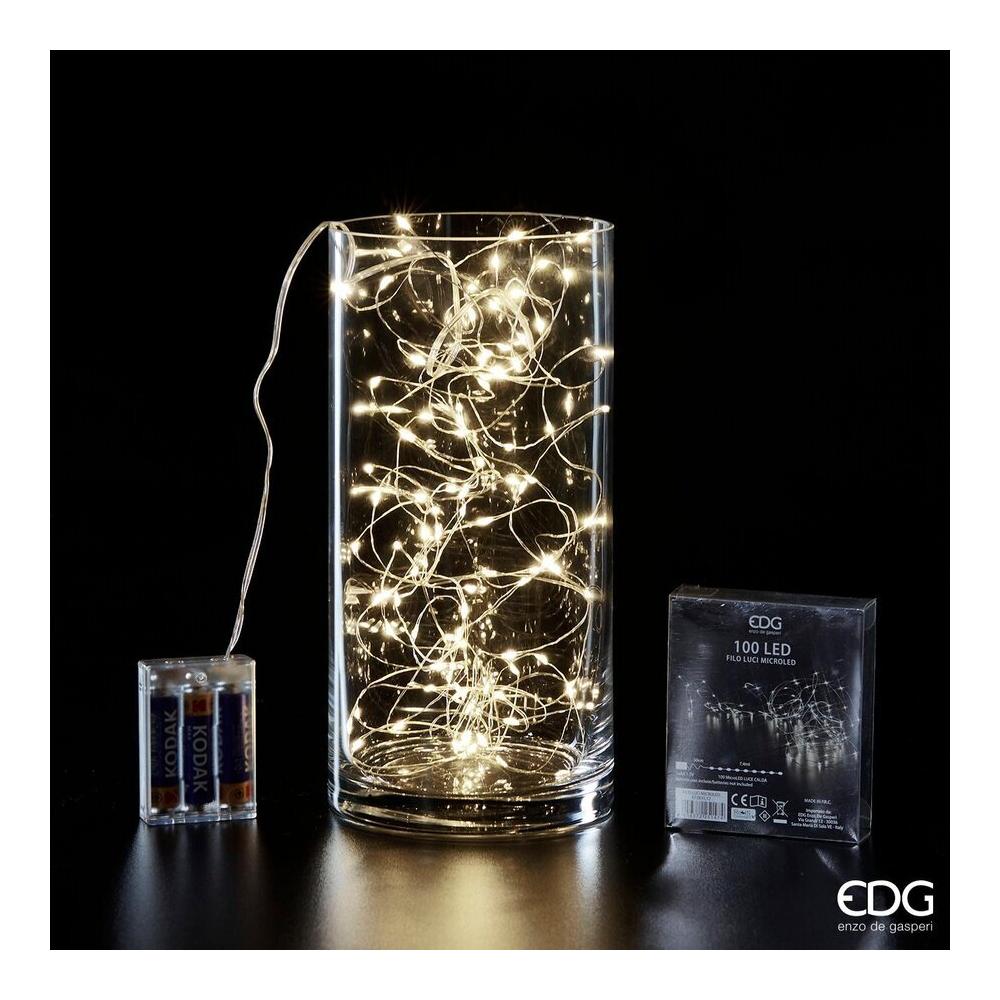 EDG - Luci Microled X100 (7,4+05Mt)Batteria