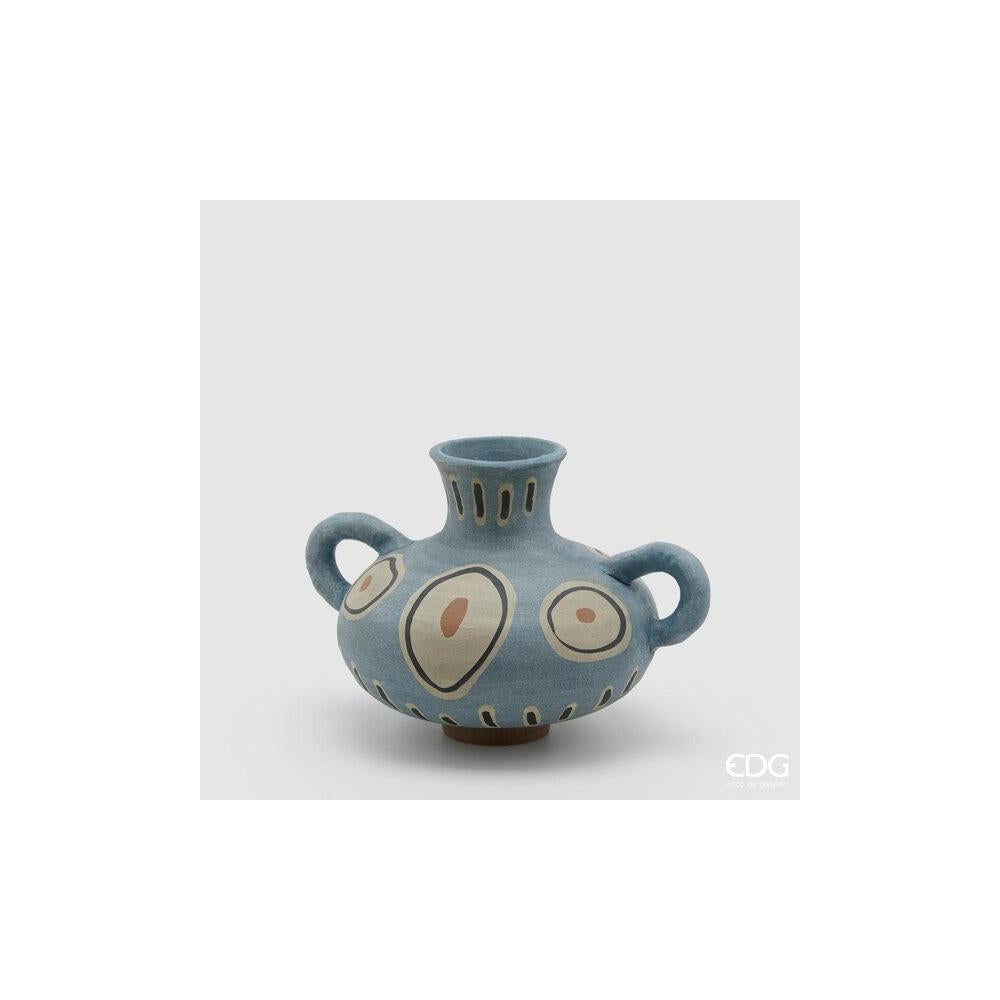 EDG - Amphora Vase W/Eyes H18 D19