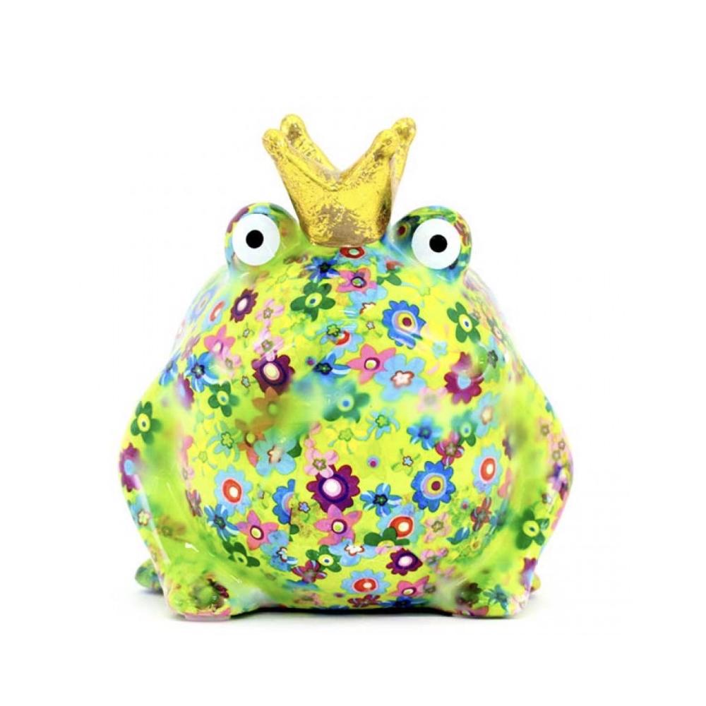 POMME PIDOU - Money Box Frog " Freddy " Green Edition -M 17X14Cm [2]