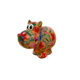 POMME PIDOU - Money Box Safari Happy In Ceramic 15Cm [Salmon]