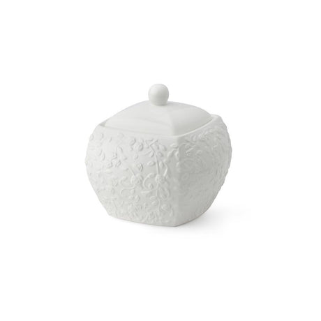 HERVIT - Square Container 13X13X13 In Porcelain
