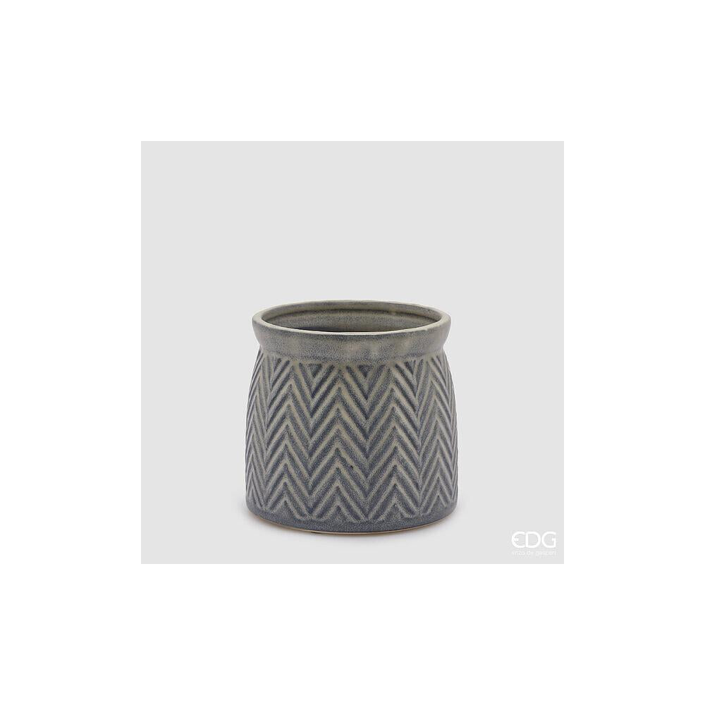 EDG - Spiga Cachepot Vase H.16.5 D.18.5