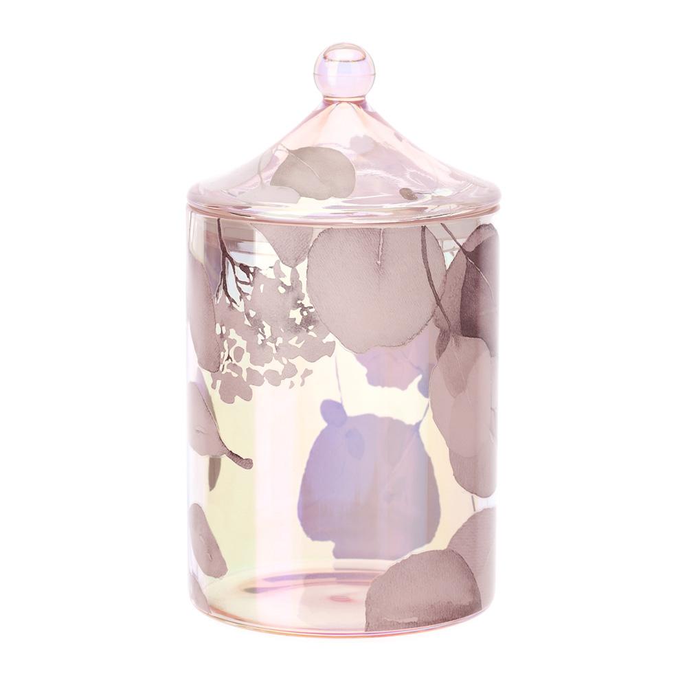 HERVIT - Botanic Pagoda Glass Container 9.5X18Cm