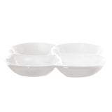 WHITE PORCELAIN - Convivio Antipasto Plate 4 Compartments 26cm