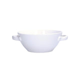 WHITE PORCELAIN - Terrine Oven Bowl W/Handles D 15cm