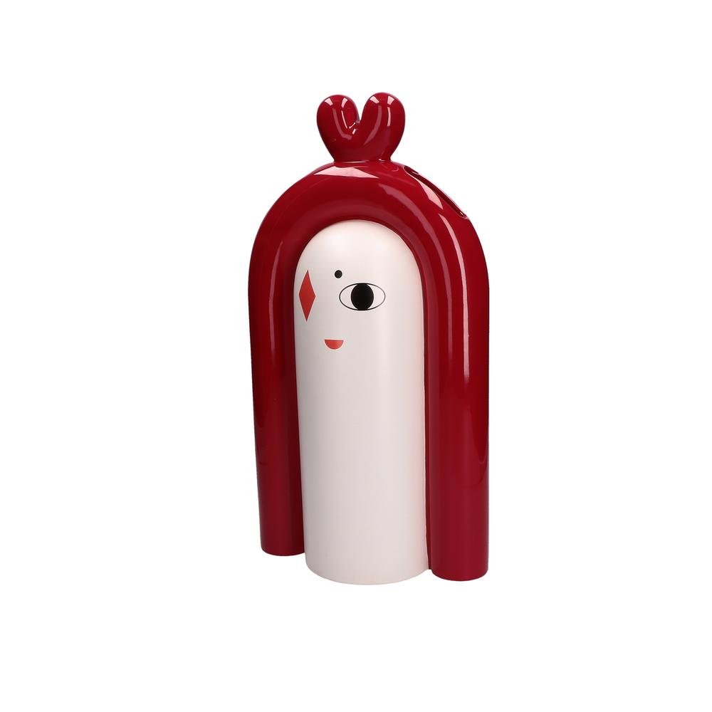 DOMESTIC RITUALS - Burla Hair Large Red Vase