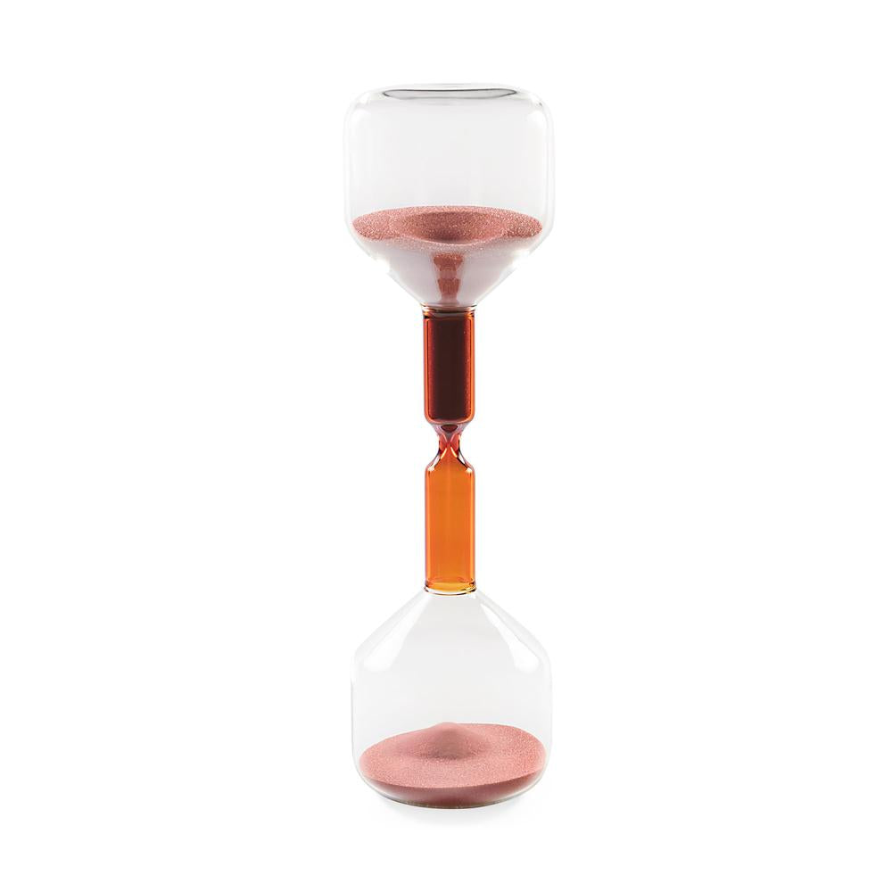 RITUALI DOMESTICI - Scorrendo Clessidra Squadrata Vetro Borosilicato 8,5X30H