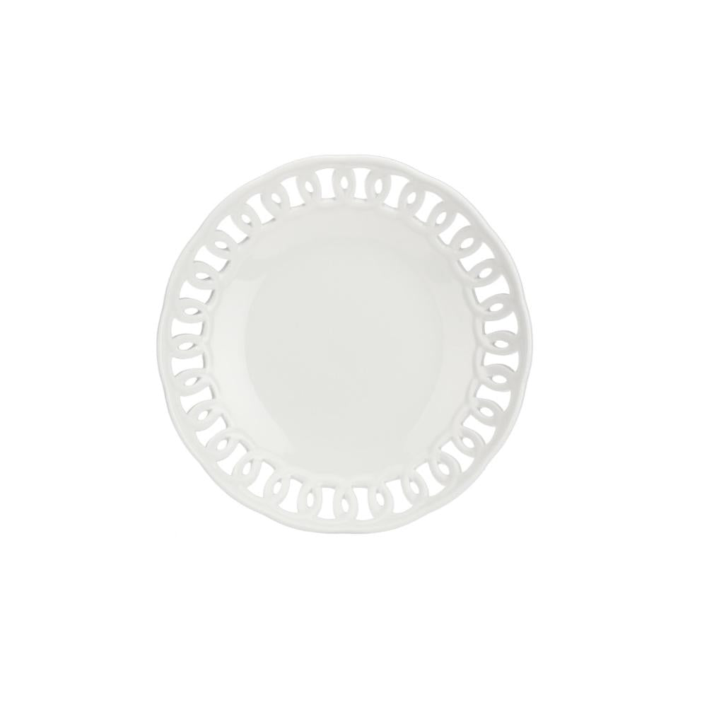 WHITE PORCELAIN - Florence Perforated Saucer 16 Cm
