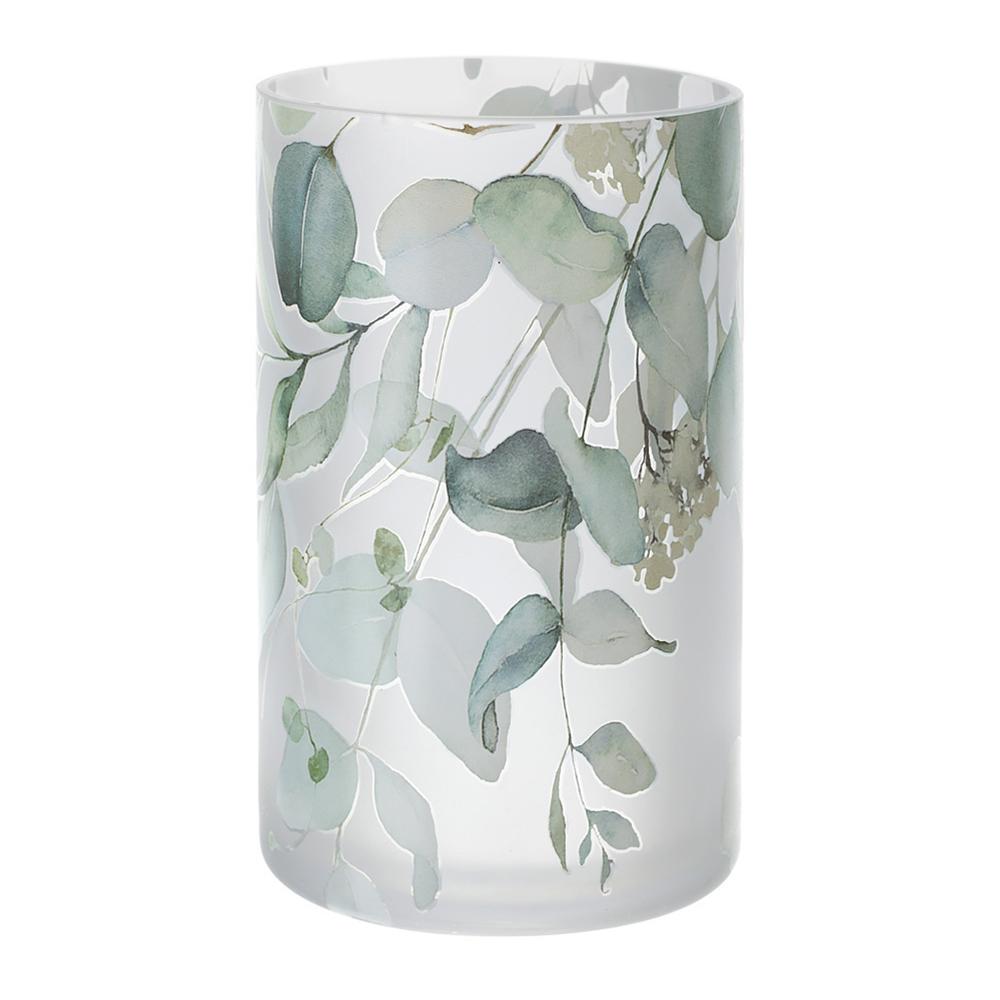 HERVIT - Green Botanic Glass Vase Dia.12X20Cm