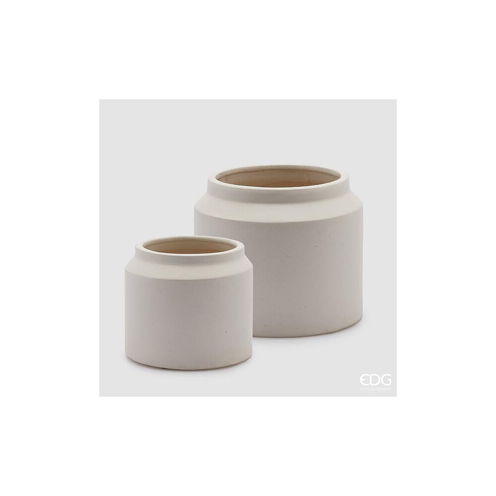 EDG - Vase Cachepot Class Sr 2Pcs H.17 D.21.5 Small