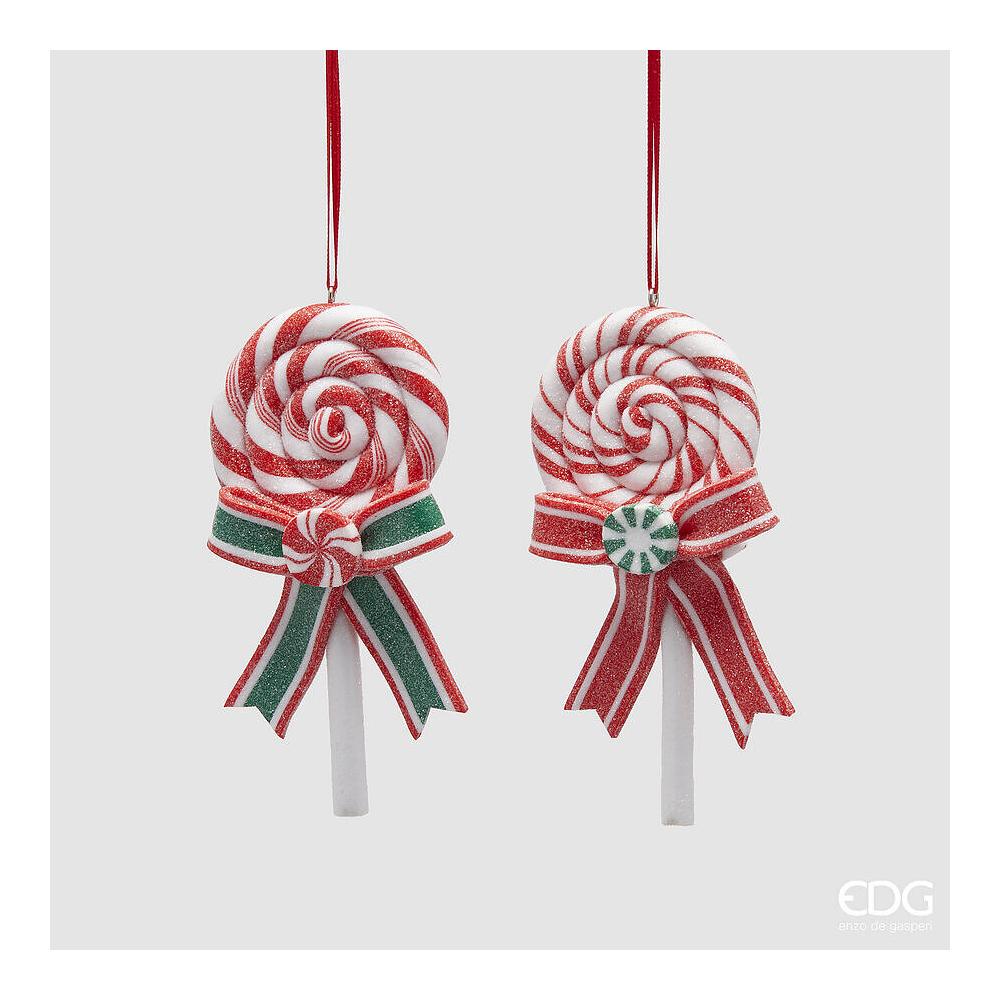 EDG - Plastic Candycane Decoration H13 [Red]