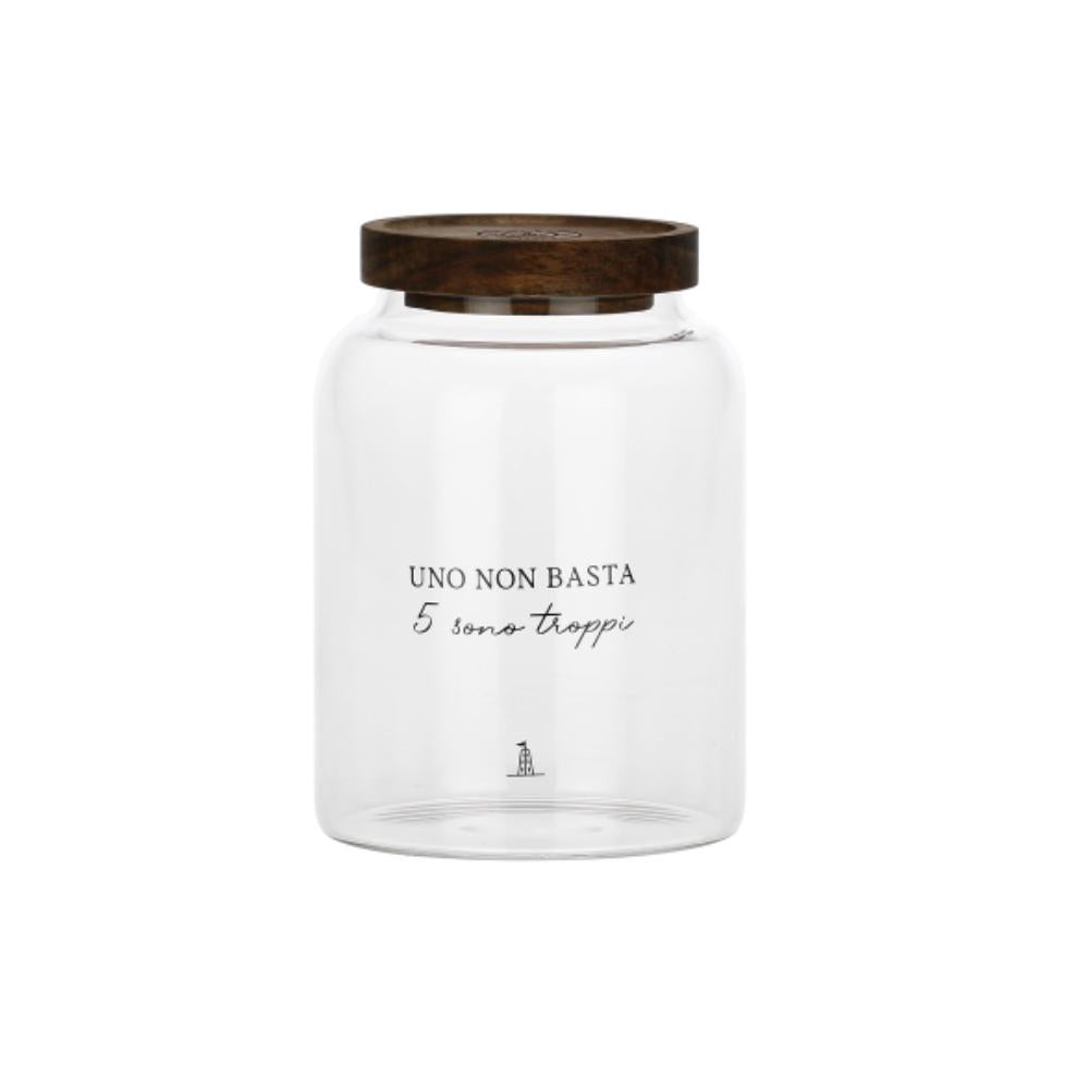 PORCELLANA BIANCA - I Garbati Barattolo Caffè 1200Ml In Vetro Borosilicato