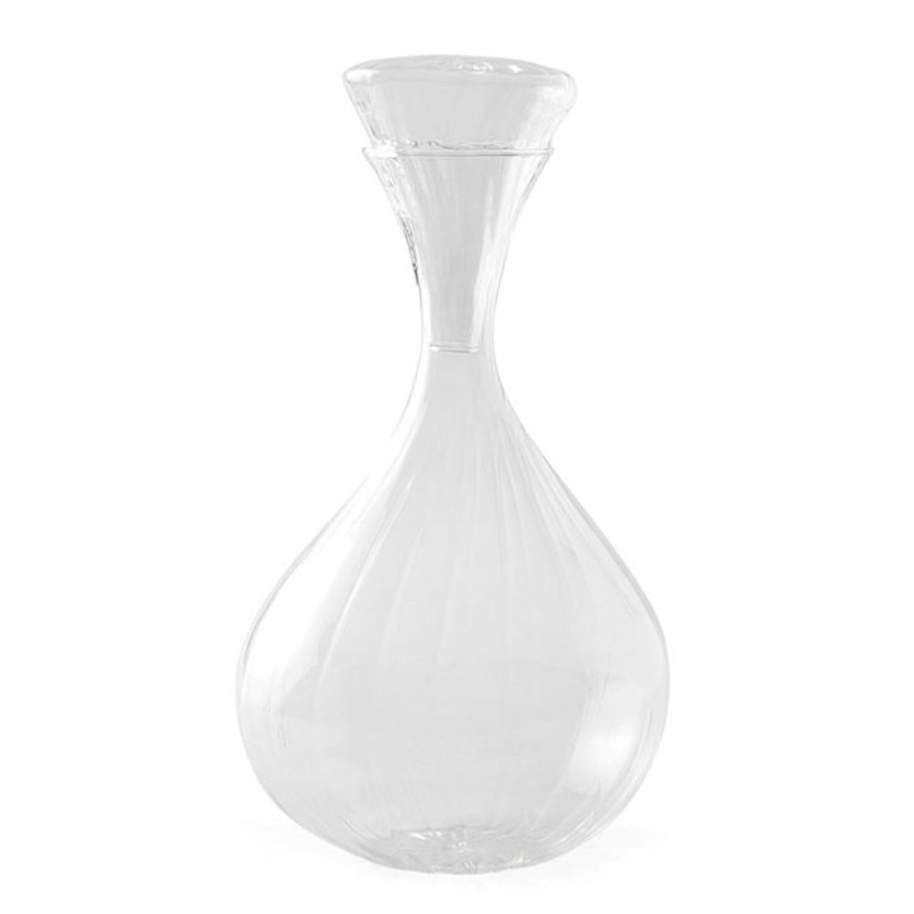 HERVIT - Botella de vidrio soplado
