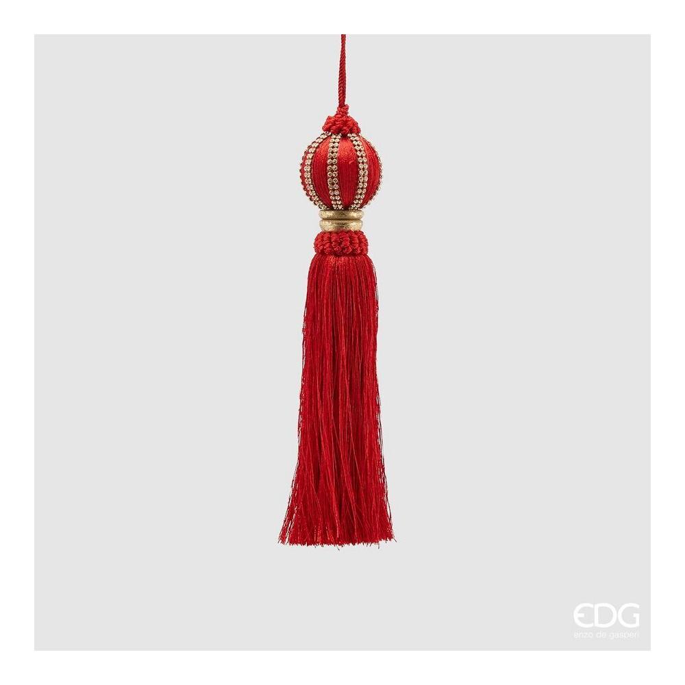 EDG - Decoration Nappa Gems Meridians Red H27