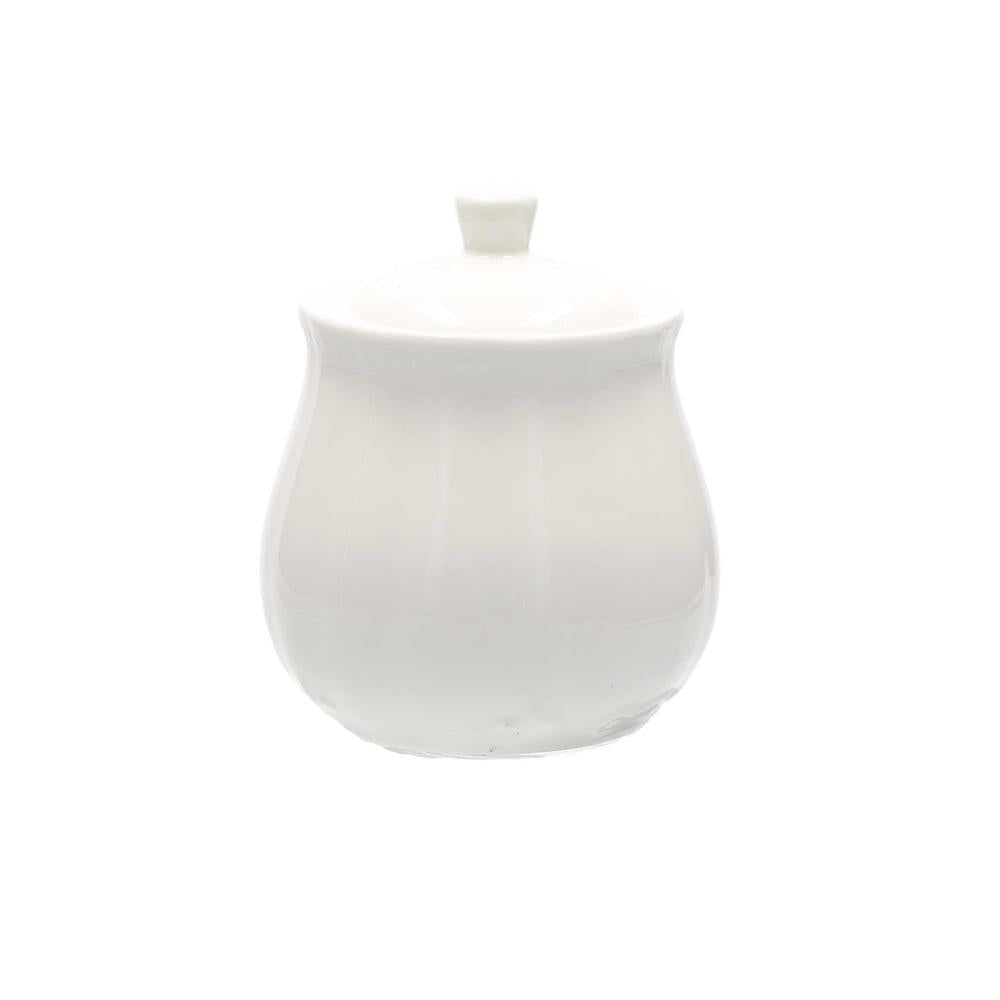 WHITE PORCELAIN - Ducale Sugar Bowl With Lid 220 Cc