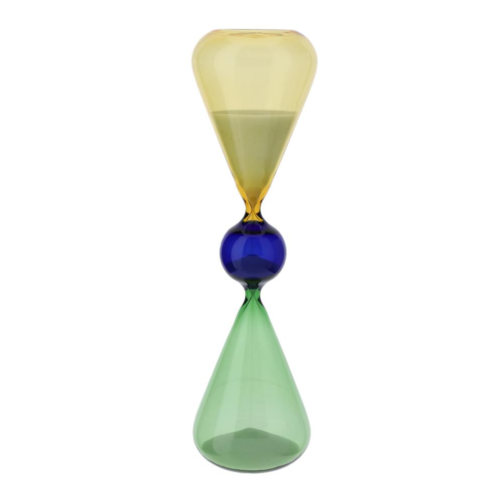 HERVIT - Colored Glass Hourglass 9X32Cm 30'