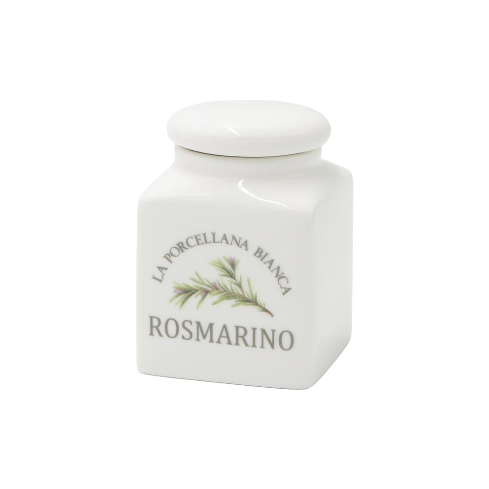 PORCELLANA BIANCA - Conserva Barattolo Rosmarino 0 175L