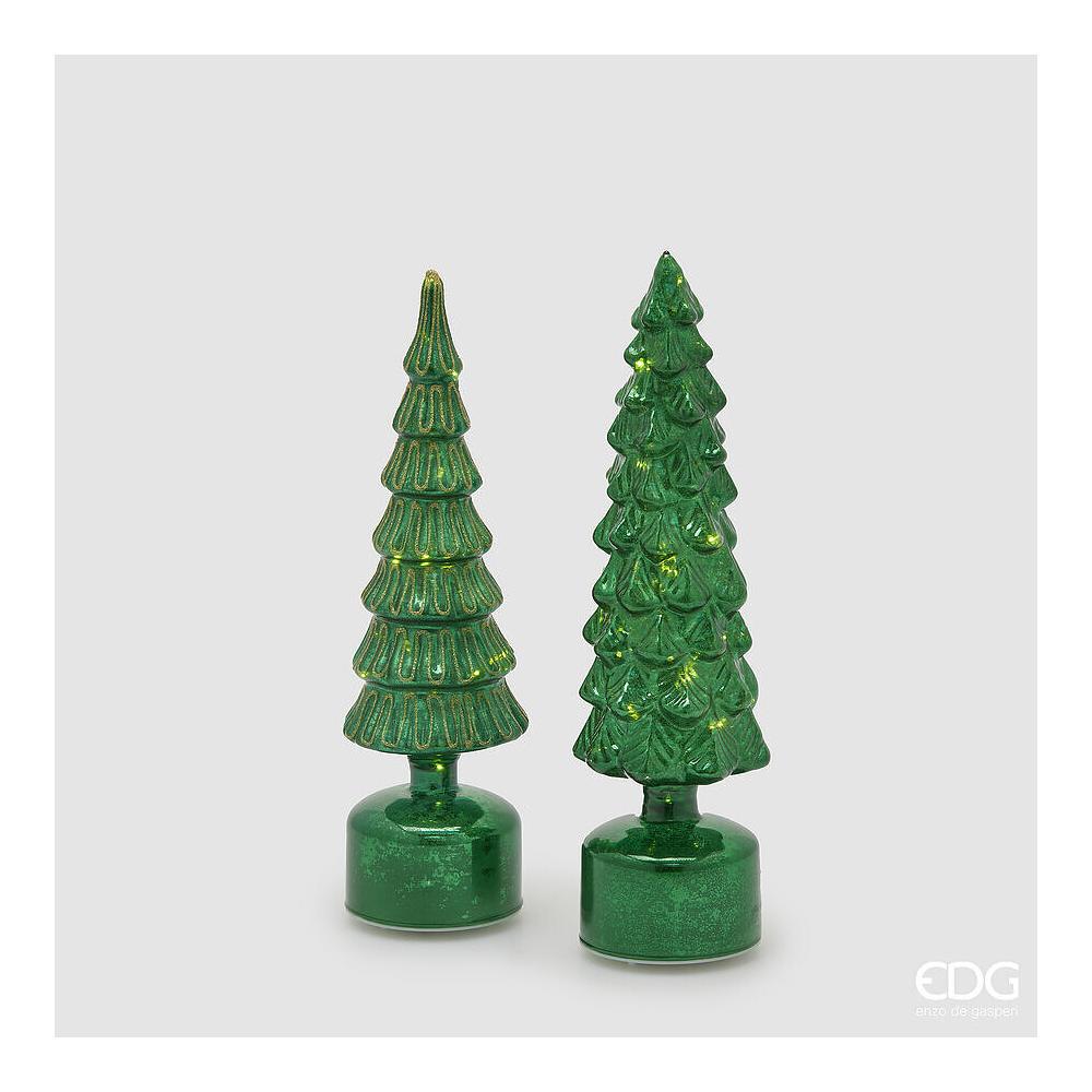 EDG - Decoración Vidrio Pinotwist Verde Con Movimiento+Led Al.35 P9