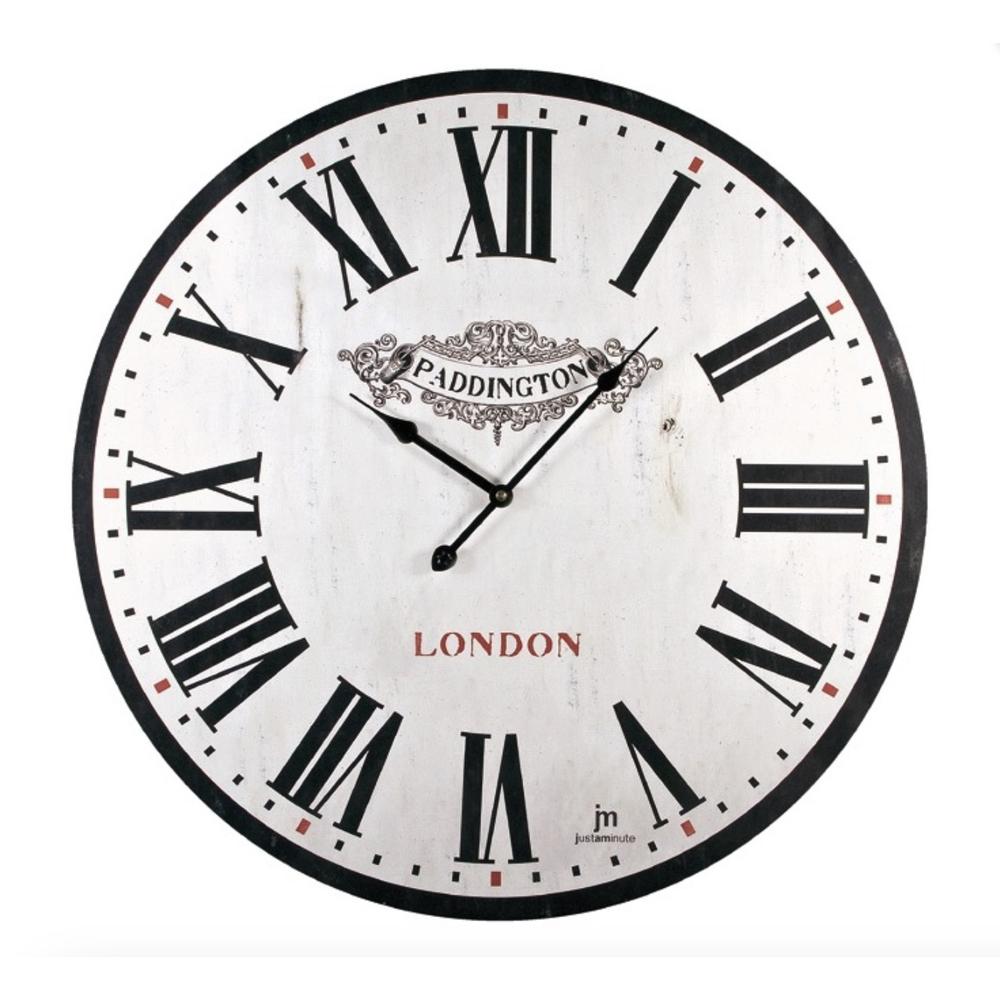 LOWELL - Reloj de pared de MDF 60 cm