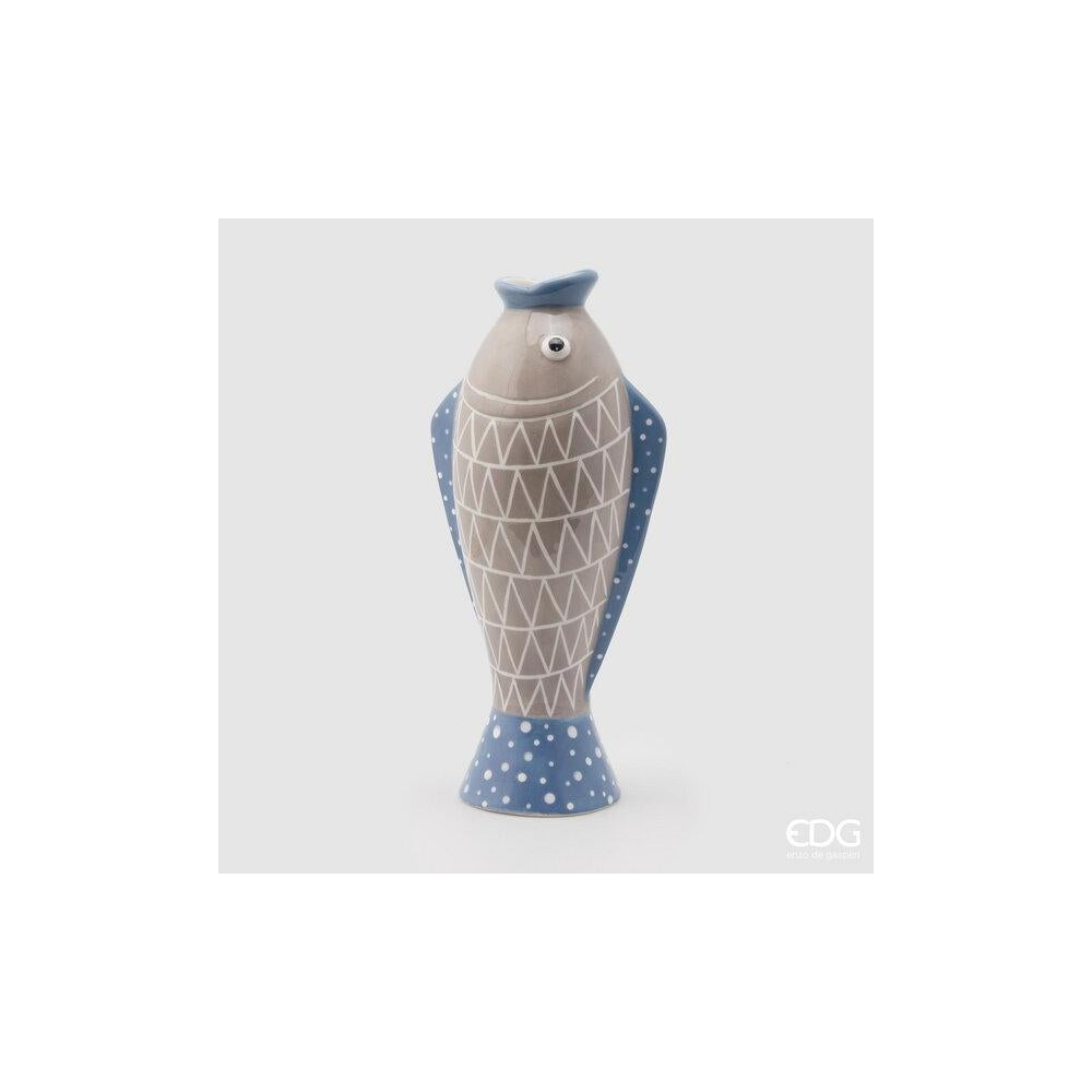 EDG - Vaso Pesce H36X17X12 Ceramica
