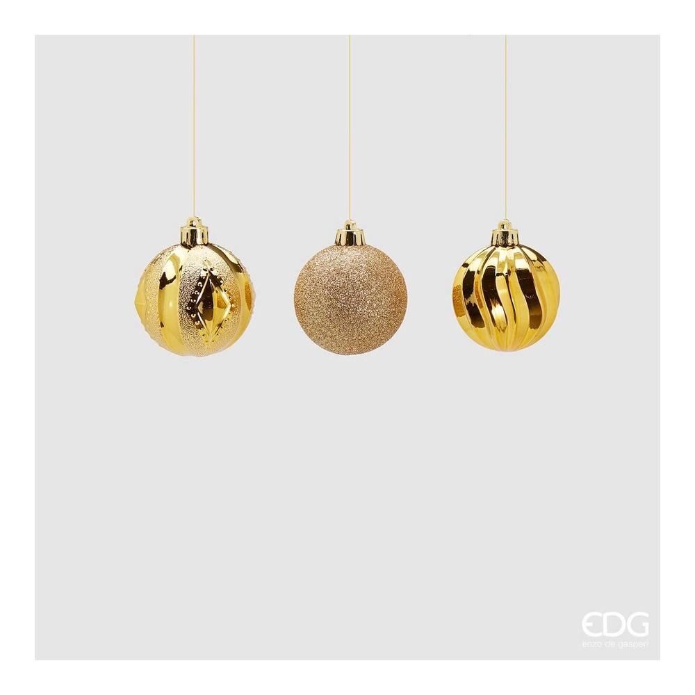 EDG - Poly Ball 3Pcs Ass.D6 Dark Gold